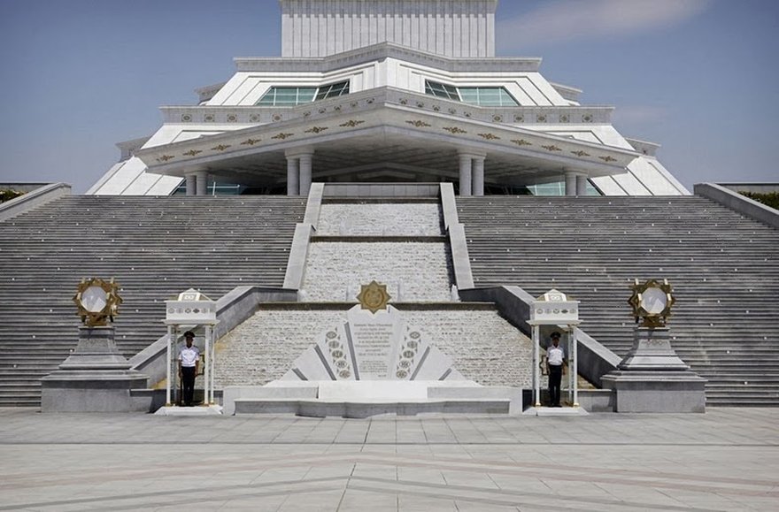 The Constitution Monument in Ashgabat