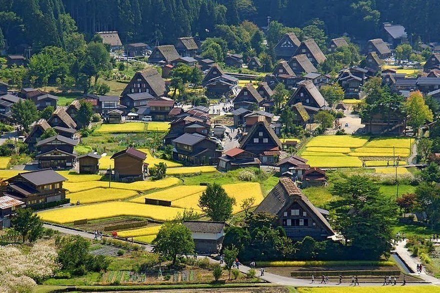 The historic villages of Shirakawa and Gokayama