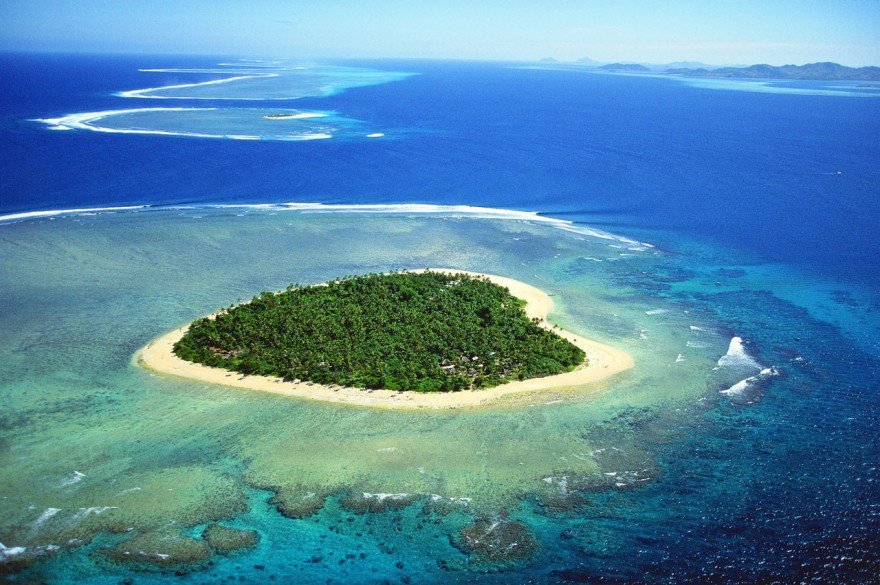 The heart shaped island - Fiji